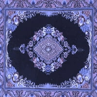 Tradicionalni tepisi u plavoj boji, kvadratni 5 stopa