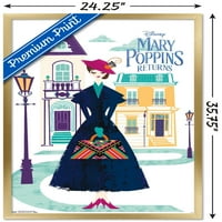 Diznejeva Marija Poppins se vraća-Marijin ilustrirani zidni plakat, 22.375 34