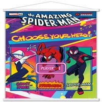 - Spider-Man: izvan nevjerojatnog - odaberite svog heroja zidni plakat s magnetskim okvirom, 22.375 34