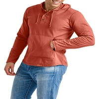 Muška pamučna majica s kapuljačom s kapuljačom
