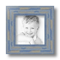 Plavi okvir za slike, ovaj plavi drveni okvir za plakate izvrstan je za vaše umjetničko djelo ili fotografije,