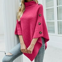 Džemperi za žene čvrste boje džemper džempera s džemperom