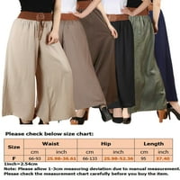 Frontwalk Women Lounge Solid Color hlače široke noge Boho hlače Ladies Hippie Summer Loungewear