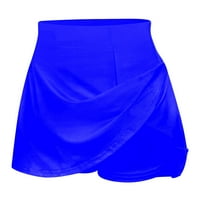 Teniske suknje hfyihgf za žene s visokim strukom naplaćene atletske suknje suknje ljetne vježbe trčanja golf hlača