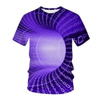 Muške majice s kratkim rukavima Thirt Sports casual 3D print posada majica majice unise ljetni vrhovi za muškarce