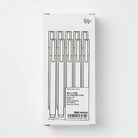Kemijska olovka s gel tintom, Tip kapice, set od 10,, Crna 44564752