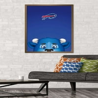 Plakat na zidu Buffalo Bills - maskota S. Prestona Billie, 22.375 34