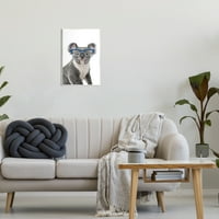 Stupell Industries Wild koala Nošenje naočala životinje životinje i insekti slikaju se neradani umjetnički print