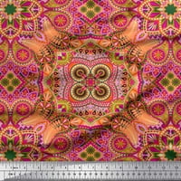 Soimoi svilena tkanina Paisley & Mandala ukrasne otiske tkanina po dvorištu široka