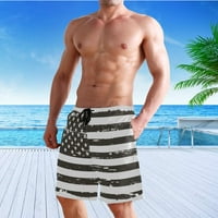 Muške američke zastave na plaži kratke hlače ljetne plivačke kočice Sportske kostima za kupaće kostim s mrežnim