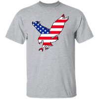 Muška kolekcija majica s prikazom domoljubne životinje Amerike za Dan neovisnosti 4. srpnja