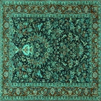 Tradicionalni perzijski tepisi u tirkizno plavoj boji za prostore koji se mogu prati u perilici od 6 četvornih