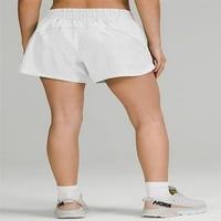 Ljetne kratke hlače za žene casual labav na Vezici lagane s elastičnim elastičnim strukom sportske kratke hlače