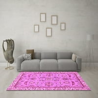 Ahgly Company unutarnji kvadratni orijentalni ružičasti prostirke, 8 'Trg