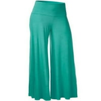LuxPlum Ladies Loungewear Solid Color Harem hlače široke noge Dno salon za aktivnu odjeću fitnes hlače ružičaste