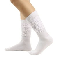 Baocc dodaci ženske čarape gomile gomile čarape bedra visoke čarape preko čarapa čarapa koljena bijele