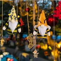Uređenje doma lagana Plišana lutka dekor viseći ljetni ukrasi za božićno drvce poklon za Svjetski dan pčela