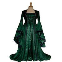 Ženska Noć vještica renesansni Srednjovjekovni kostim haljina Vintage Korzet duga haljina
