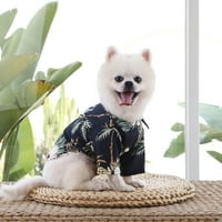 Ljetne majice za pse u havajskom stilu za pse, majice za kućne ljubimce s havajskim printom, prozračna Cool odjeća,