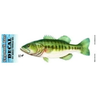 Naljepnica za brod s profilom Largemouth Bass-a, 92482