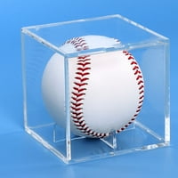 Držač za baseball vitrinu od UV-A Akrilna kocka kvadratna prozirna