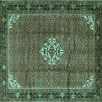 Tradicionalni tepisi, Perzijska Tirkizno plava, kvadrat od 5 stopa