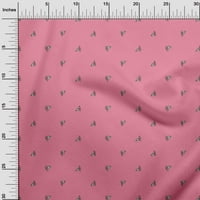 poliesterska likra srednje ružičasta Tkanina etnički blok Šivaći Zanati otisci na tkanini širine dvorišta