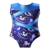 + / ljetni kupaći kostim bez rukava za djevojčice, kupaći kostim za aktivno plivanje, jedan baletni triko