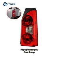 Svjetla sa stražnjim svjetlom kompatibilna s suvozač-bočnom desnom bojom 2005-Nissan Xterra 2015