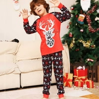 Dianli sretan Božić, dva odjeća za dječju obitelj koja odgovara pidžami set Slatki vrhovi i hlače udobna odjeća