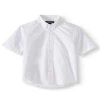 Lands 'End Girls School Uniform Short Shothol Button-Up Oxford Majica, veličine 4-16