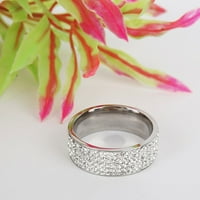 Xiangdd Žene modna boja nehrđajući čelik, prsten nakit nakit 5-12