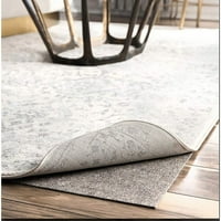 Neklizavni sivi buka smanjujući prostirku tepiha za tvrde podove 5 '7' 5 '5' 8 ', 4' 6 'pravokutnik