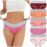 intima za žene patchwork women bikini kneckers unose boje u boji solidne gaćice donje rublje u donjem rublju +