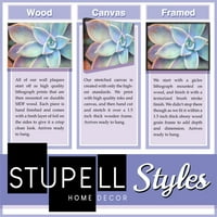 Stupell Industries cvjetne stabljike siluete latice u nevolji, 12, dizajnirali Kim Allen