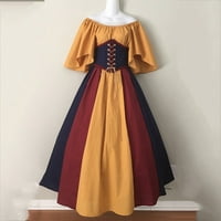 Vintage srednjovjekovne haljine plus veličine za žene, renesansne haljine s raširenim rukavima, korzetne koktel