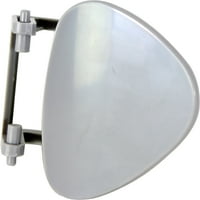 Zamjenjivi poklopac perača prednjih svjetala, kompatibilan sa suvozačevom stranom u sivoj boji