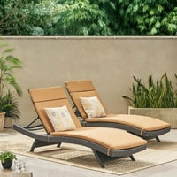 Christopher Knight Home Salem Outdoor Wicker Lounge s jastukom otpornim na vodu sivim + ugljenom