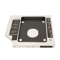 Ecoyyzn 2,5-inčni tvrdi disk Caddy 2nd SDD HDD Caddy Uber Univerzalni adapter za notebook Optički kupe CD DVD