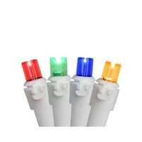Više obojena široko kutna LED svjetla - bijela žica