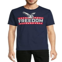 Americana četvrti srpanj grafičke majice muške i velike muškarce Eagle Eagle Eagle