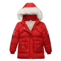 Wozhidaoke šeširi toplo djevojčice Djeca zima jakna od debelih kaputa nadmašuju dječaci snježne djevojke kaput