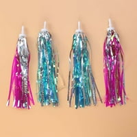 Rosarivae Kids Tassel Ribbon Djeca Skuter Streamers Streamers Grips Ribbon za bebe pribor za nosače Ukrasna vrpca