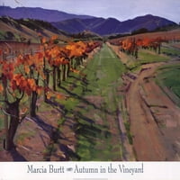 Na vinogradu Marcia Bert ispis plakata u stilu likovne umjetnosti Marcia Bert