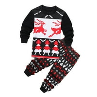 Komplet odjeće za dječake, Pidžama za djevojčice, Božićna pidžama Djeda Mraza, pamučna pidžama za spavanje, komplet