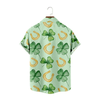 Plus veličine zelene havajske košulje Ležerne udobne majice kratkih rukava svečane košulje za kuglanje Plus veličine