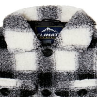 Klimatski koncepti Boys Buffalo Plaid jakna, veličine 4-16