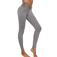 Leggins Sportske hlače za kontrolu trbuha trkača trkačke gamaše joga solidna fitness trening joga hlače muškarci