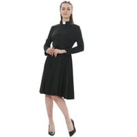 Ministri katoličke crkve svećenstvo za žene dugi rukavi labava elegantna midi haljina