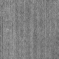 Moderne prostirke za sobe okruglog presjeka u apstraktnoj sivoj boji, promjera 5 inča